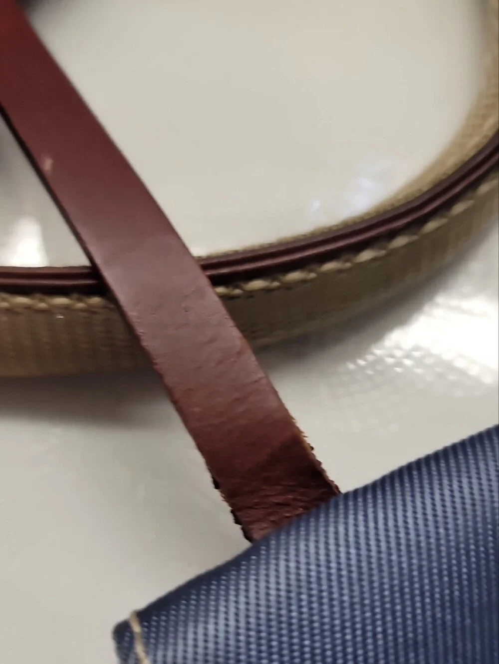 Lancel Nylon Travel Bag